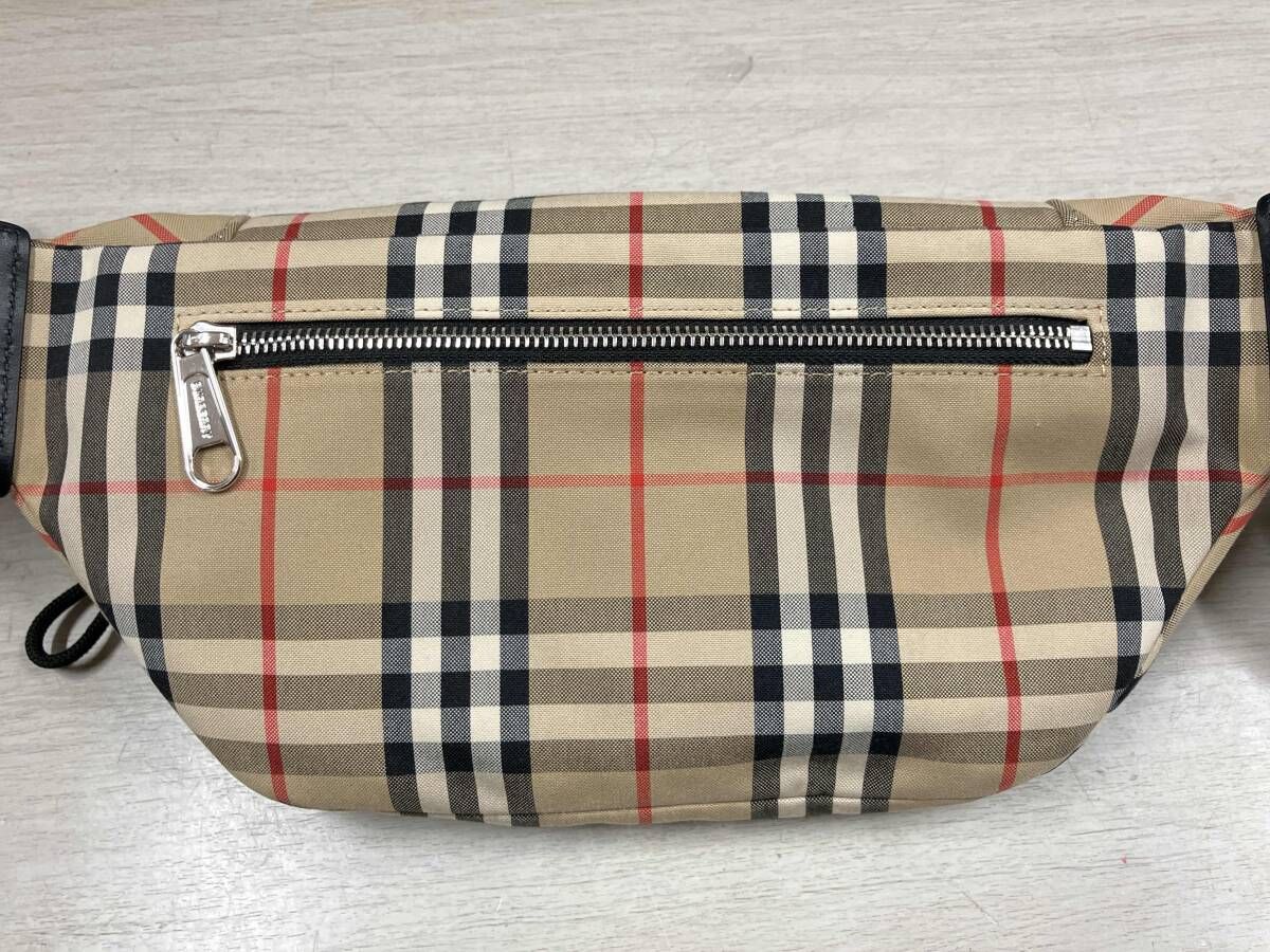 Burberry バーバリー 8010438 ウエストバッグ チェック柄 保存袋あり