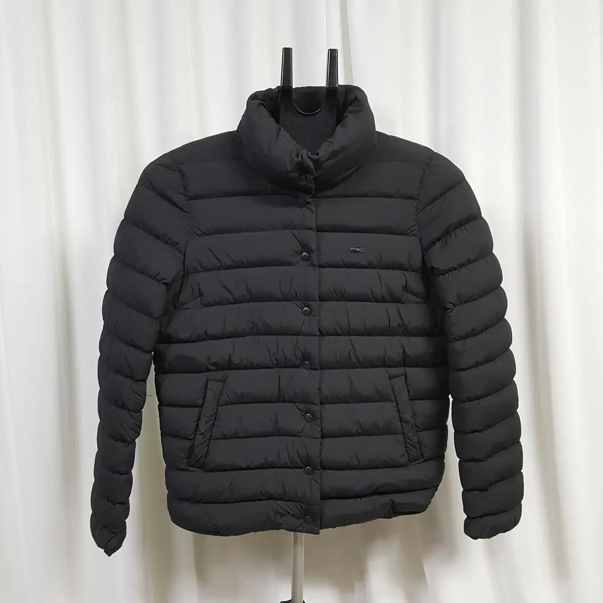 ラコステ レディース グース ダウン ブラック 90