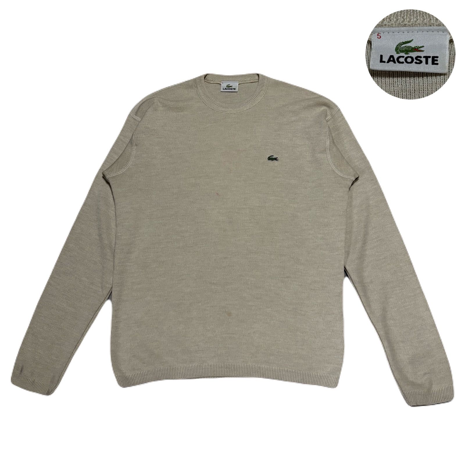 LACOSTE ラコステ Knit ニット セーター EmbroideredLogo 刺繍ロゴ 