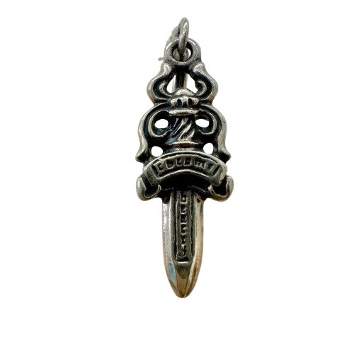 CHROME HEARTS クロムハーツ No 5 DAGGER ダガーフープ シルバー 925 ピアス 片耳