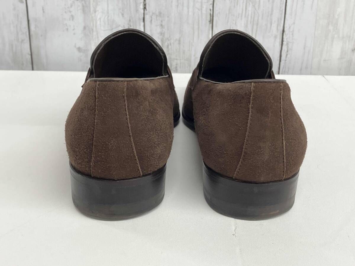 スエードローファー フェランテ スリッポン イタリア製 size 6 5 ブラウン