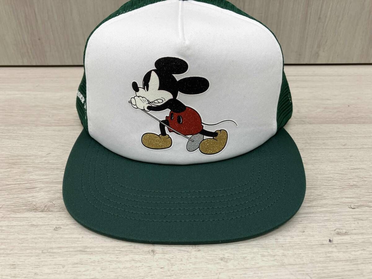 Supreme Number N ine キャップ Mickey Mouse Mesh Back 5 Panel グリーン