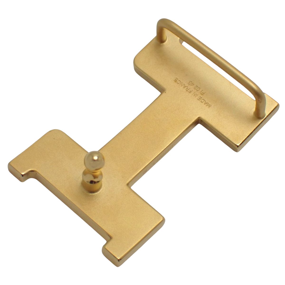 HERMES(エルメス) Hベルト リバーシブル 24mm ゴールド ブラック黒