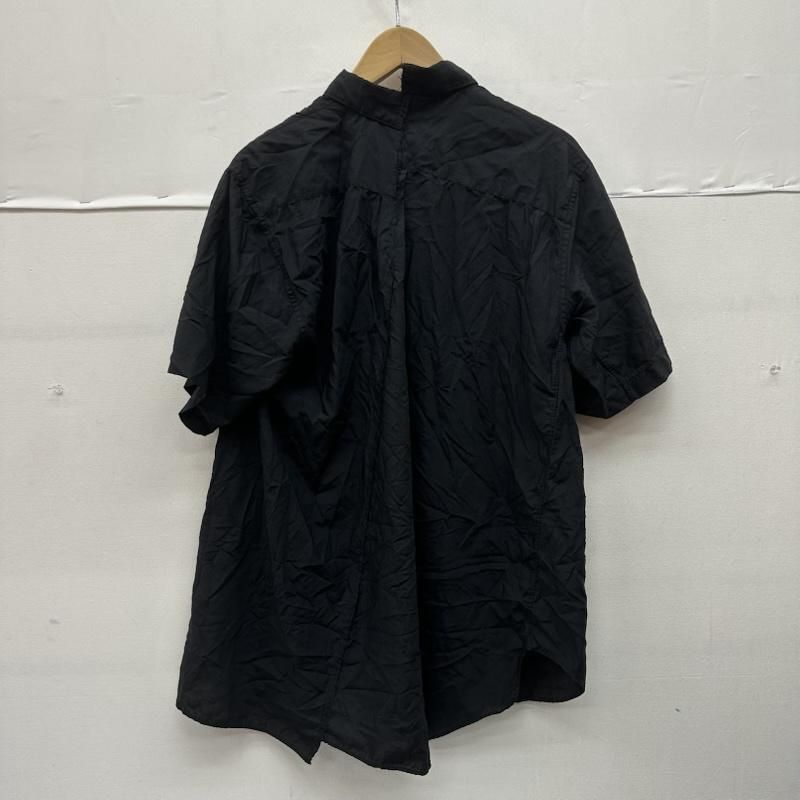 ブラックコムデギャルソン 23 SS レギュラー 捻じれ 変形 半袖 シャツ 1 K-B 013 メンズ L ISItems 古着