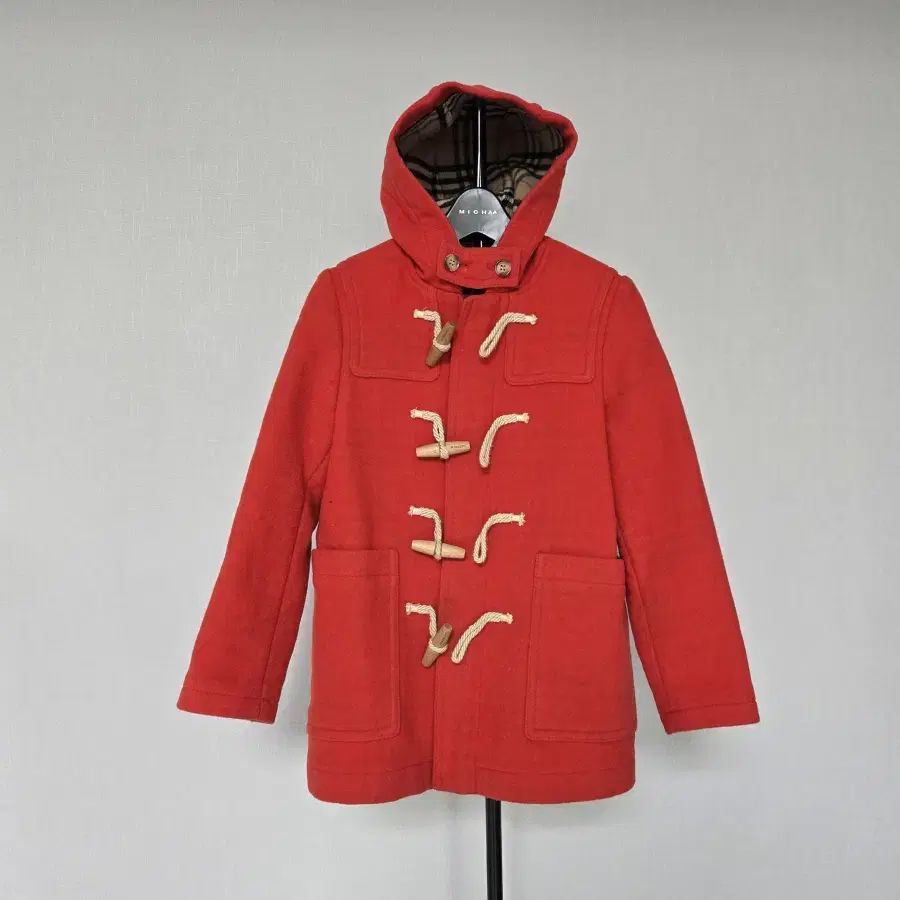 バーバリー 8歳 128 cm トグルボタン ウールコート C アウター 262