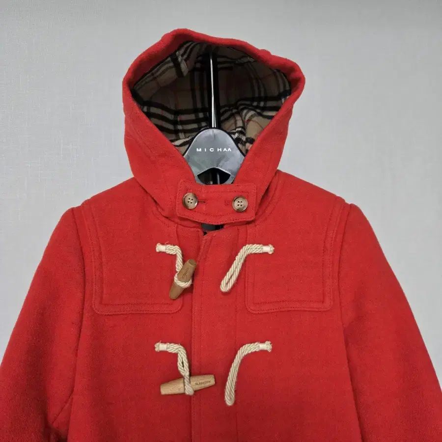 バーバリー 8歳 128 cm トグルボタン ウールコート C-アウター-262