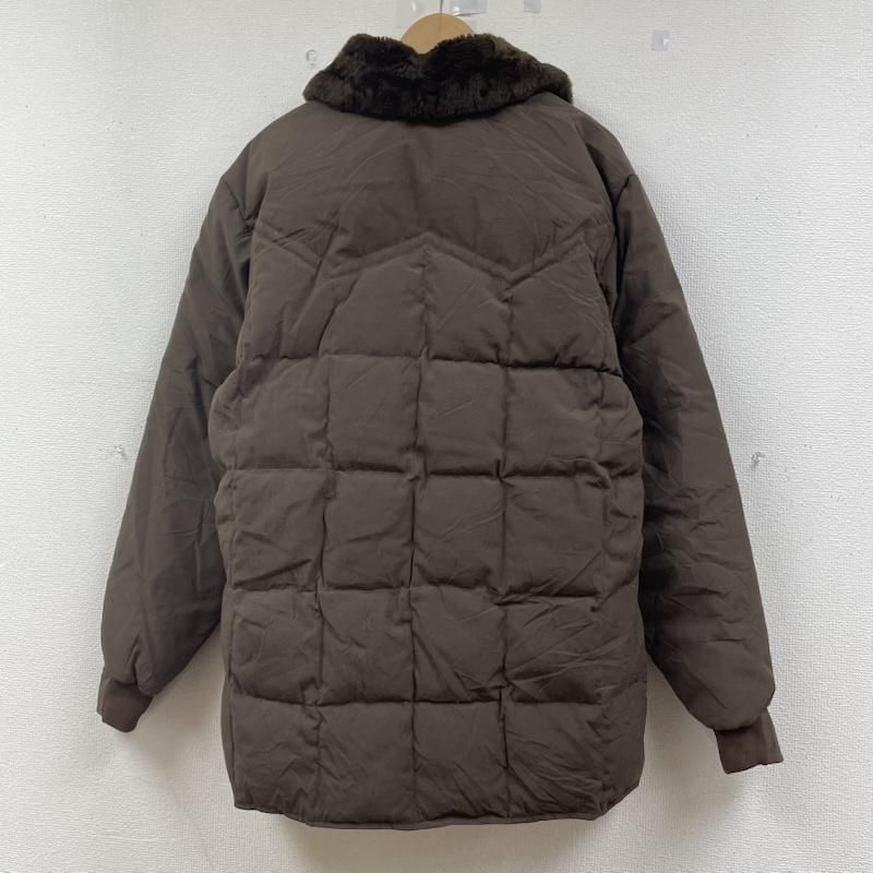 コンフィー キルティング ダウンジャケット 襟ボア フルジップ ポケット付き サイズML メンズ M ISItems 古着