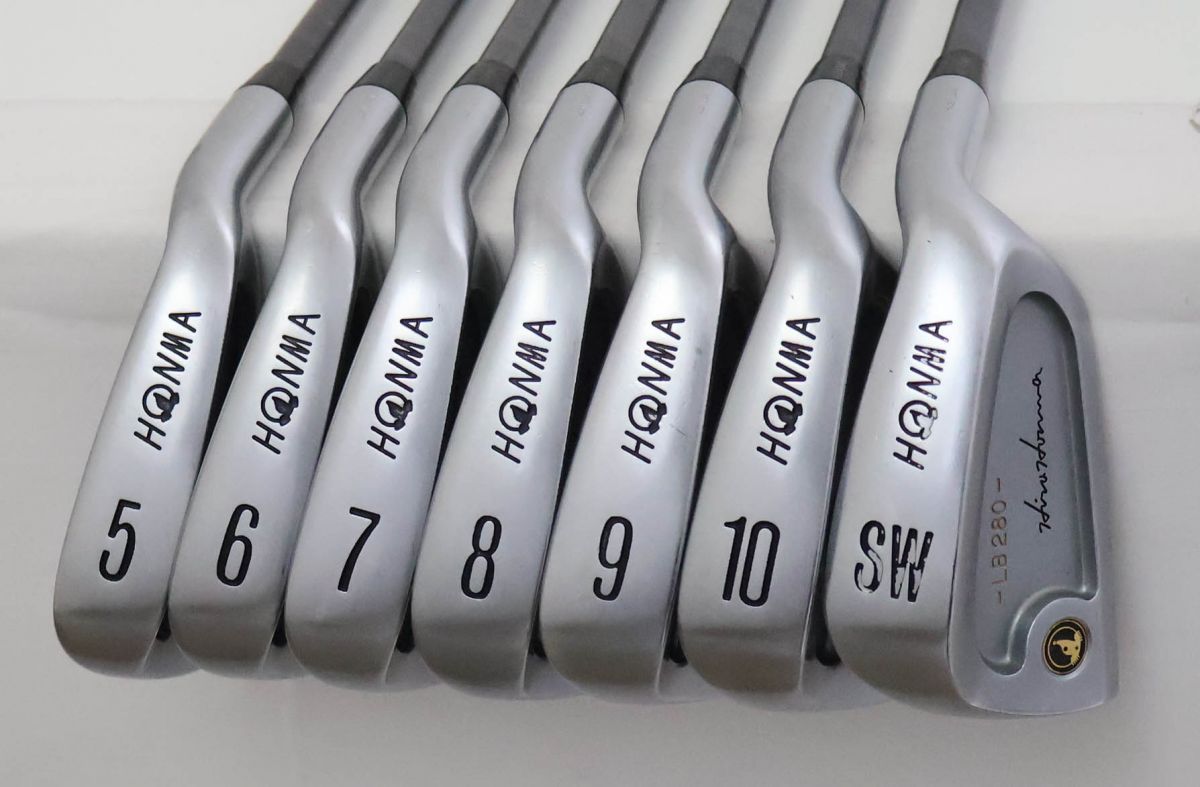 ○レディース！程度良！HIRO HONMA☆ヒロホンマ LB-280アイアン 7本