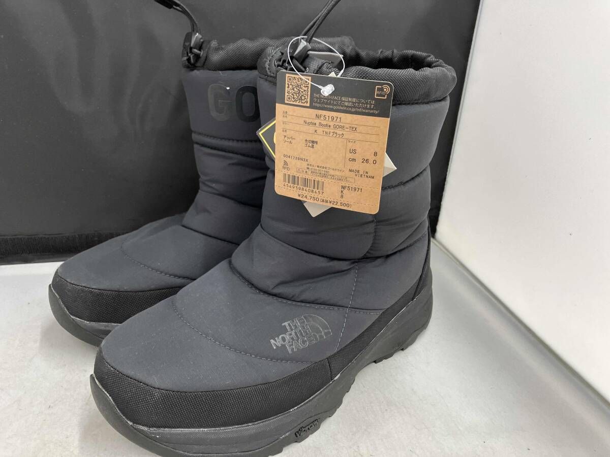 THE NORTH FACE Nuptse Bootie ヌプシブーティ 26 cm ブラック ブーツ ゴアテックス ノースフェイス NF 51971