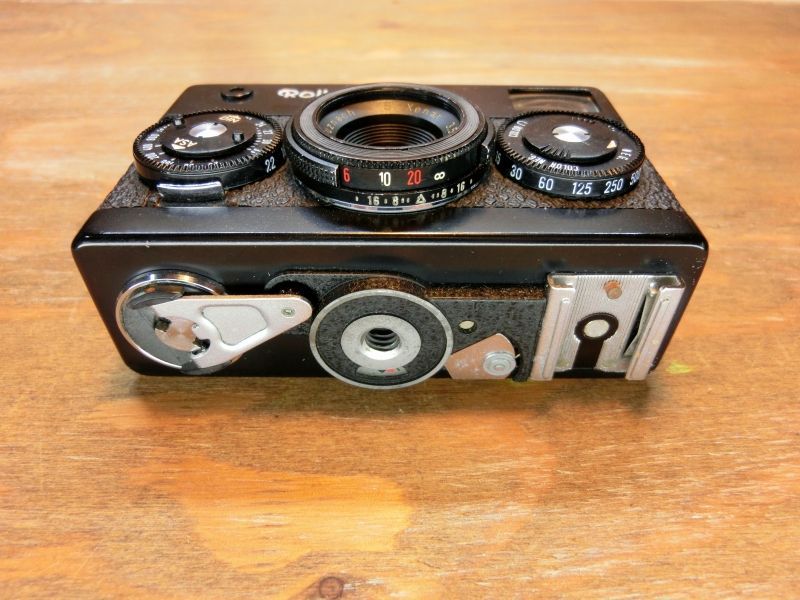 7722 良品 希少 S-Xenar Rollei 35 露出計OK ブラック ローライ