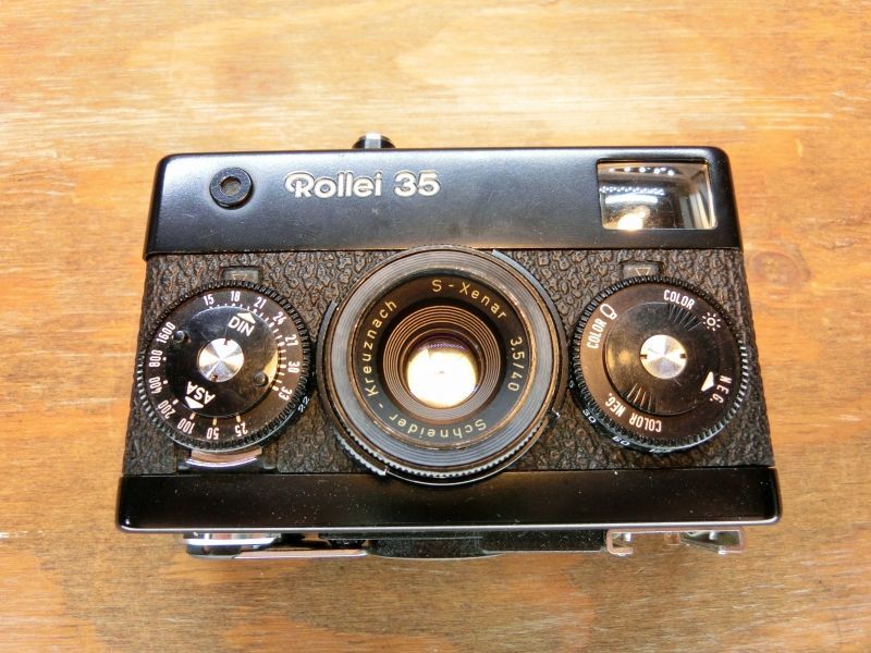 7722 良品 希少 S-Xenar Rollei 35 露出計OK ブラック ローライ