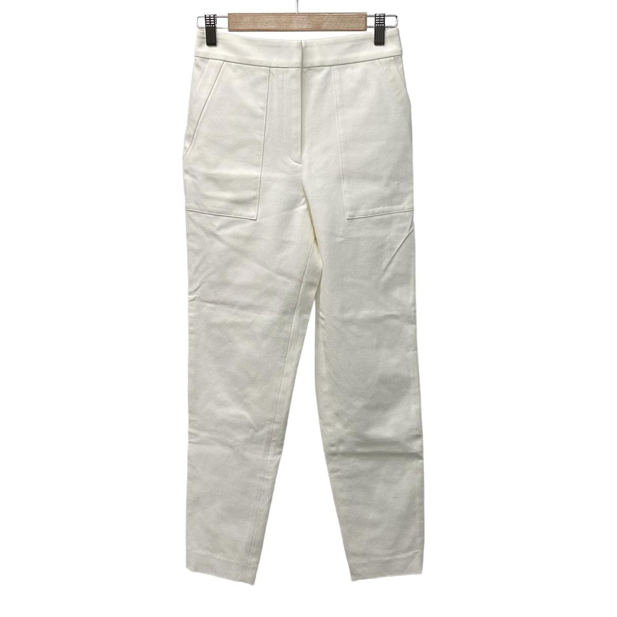 CYCLAS シクラス パンツ レディース - 白 フルレングス コットン