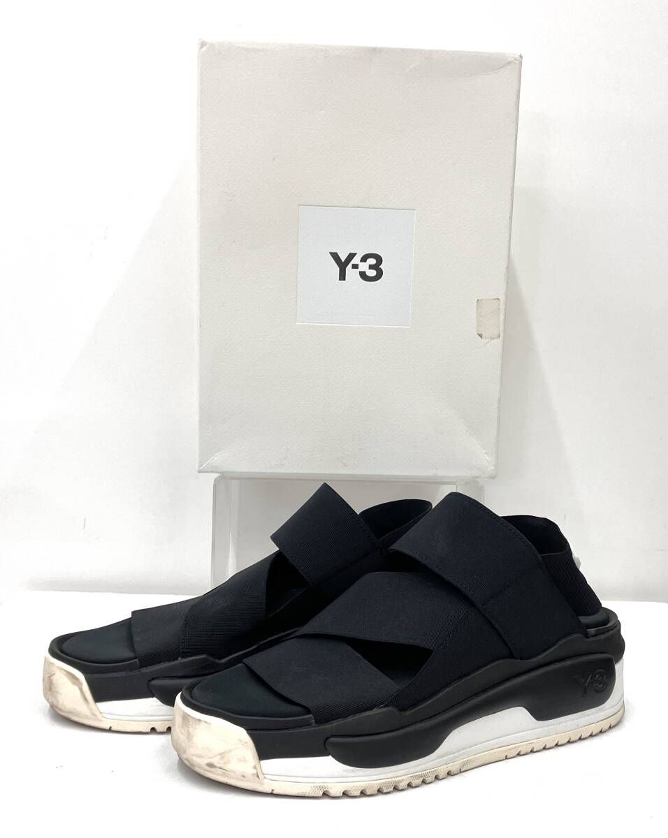 Y 3 ワイスリー YOHJI HOKORI SANDAL GX 1059 ブラック サイズ26 5 cw