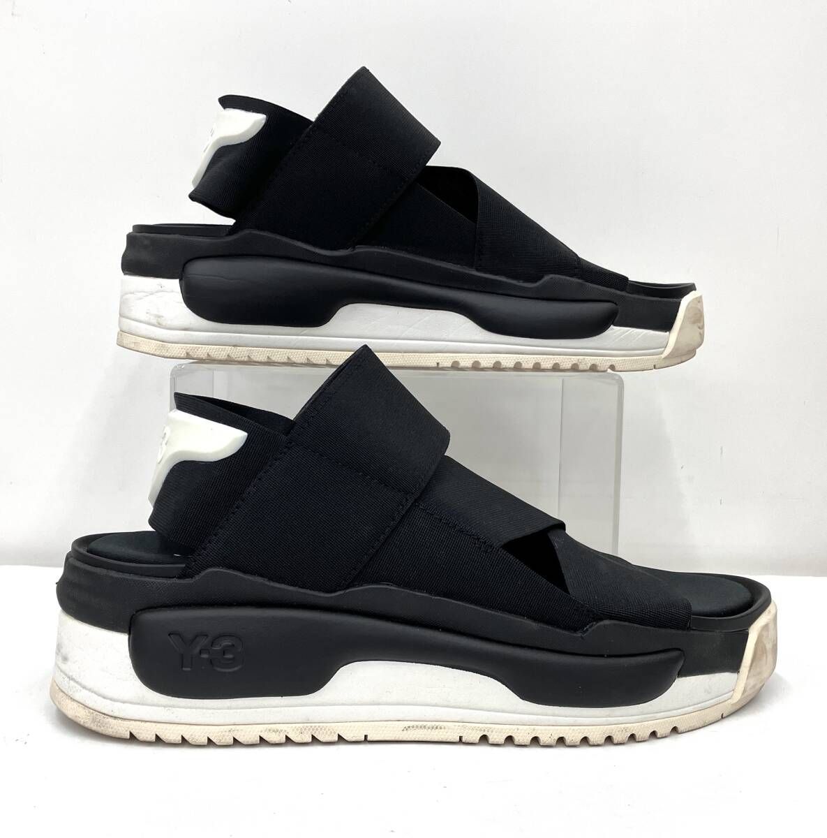 Y 3 ワイスリー YOHJI HOKORI SANDAL GX 1059 ブラック サイズ26 5 cw