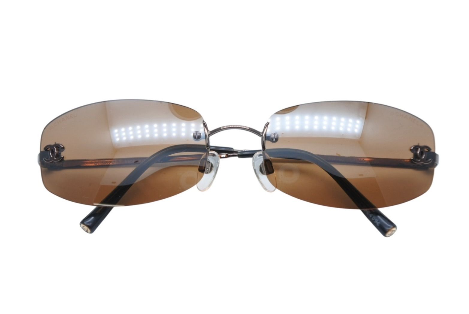 CHANEL シャネル リムレス サングラス 4002 c.204/6U サイズ57□19 130