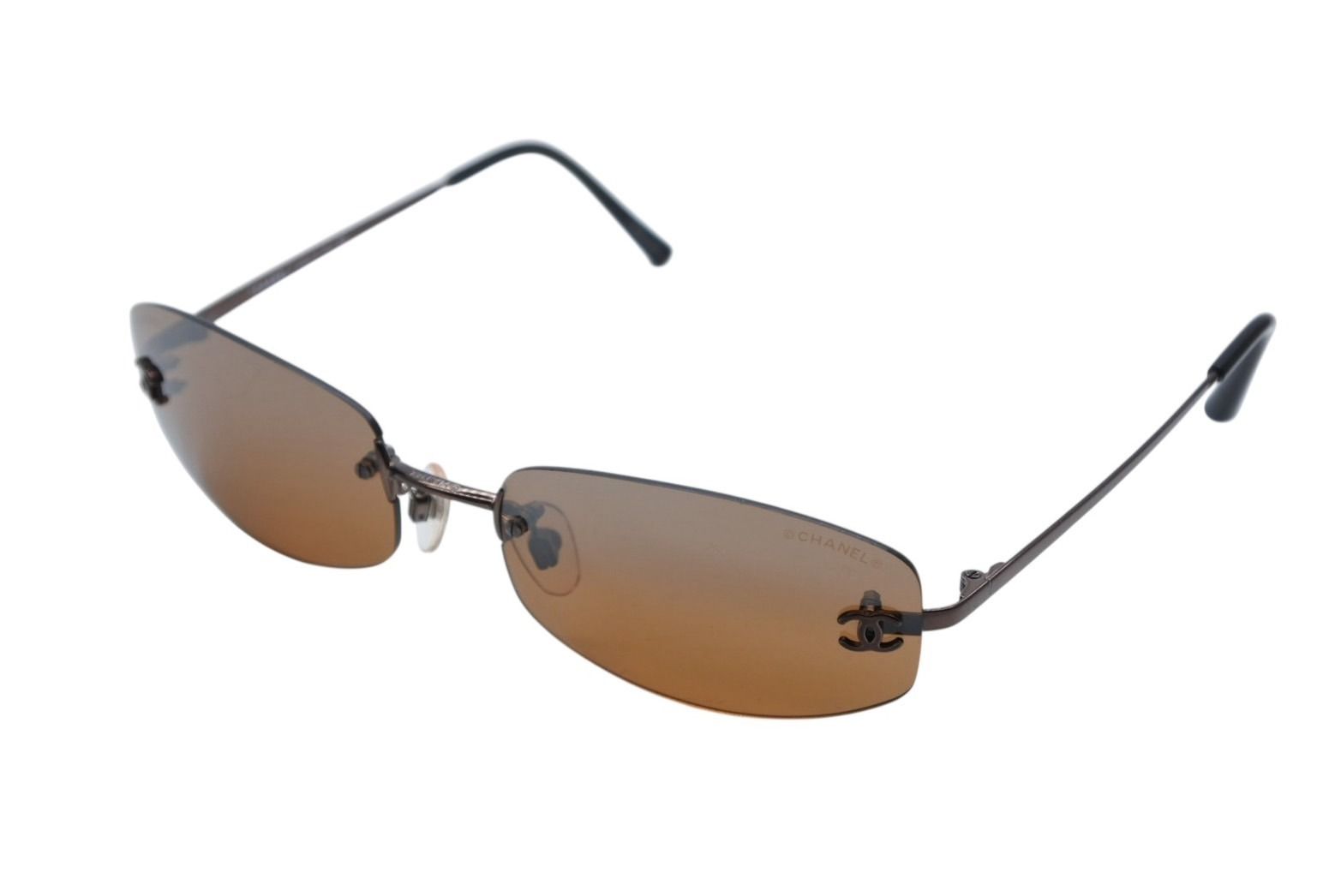 CHANEL シャネル リムレス サングラス 4002 c.204/6U サイズ57□19 130