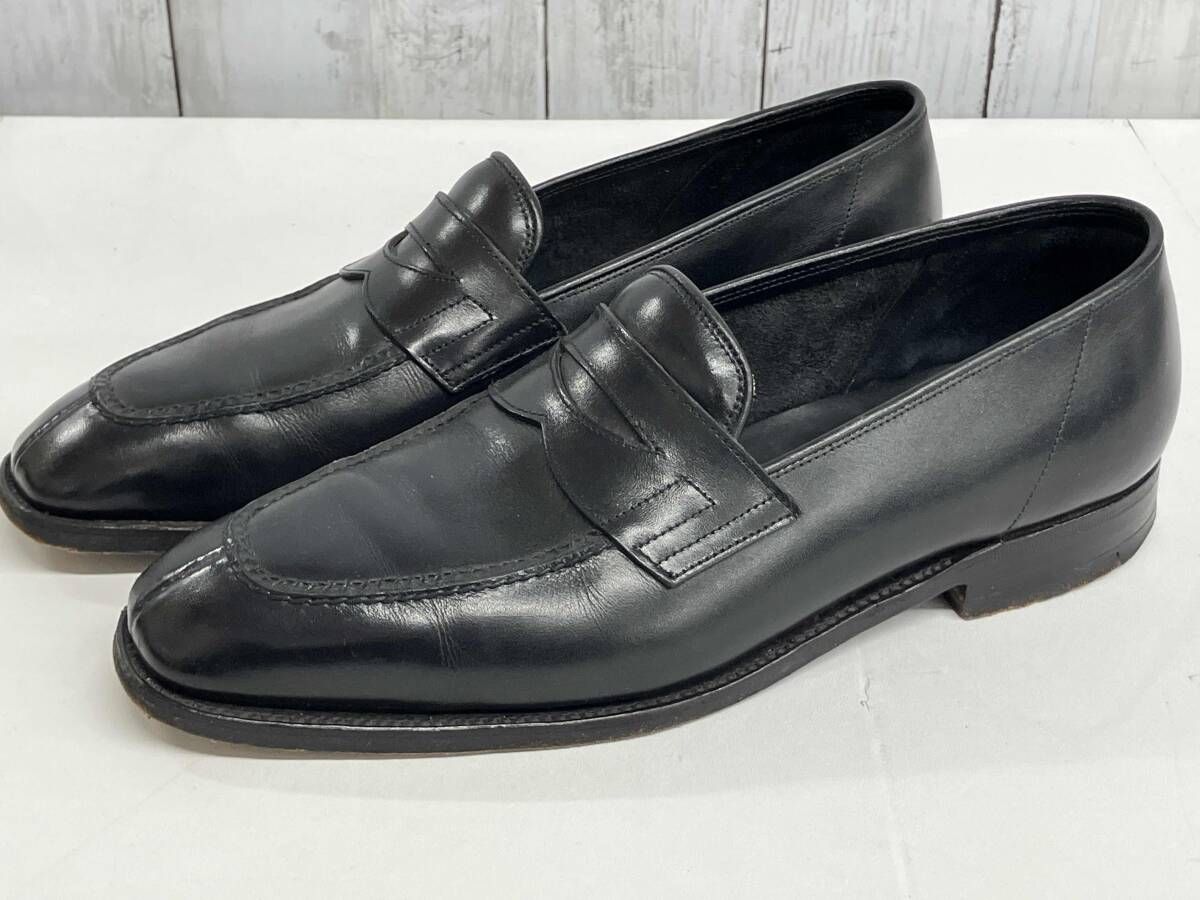 JOHN LOBB ローファー ジョンロブ ASHLEY スリッポン レザー ブラック
