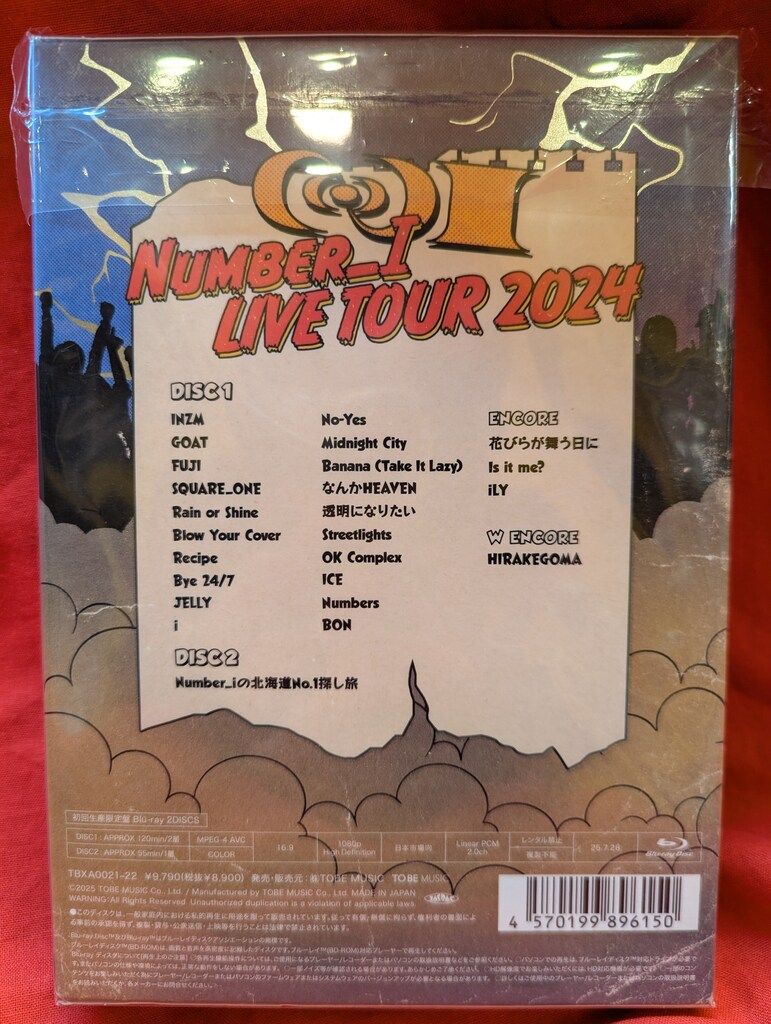 Number_i 初回生産 盤 2025 NO 1