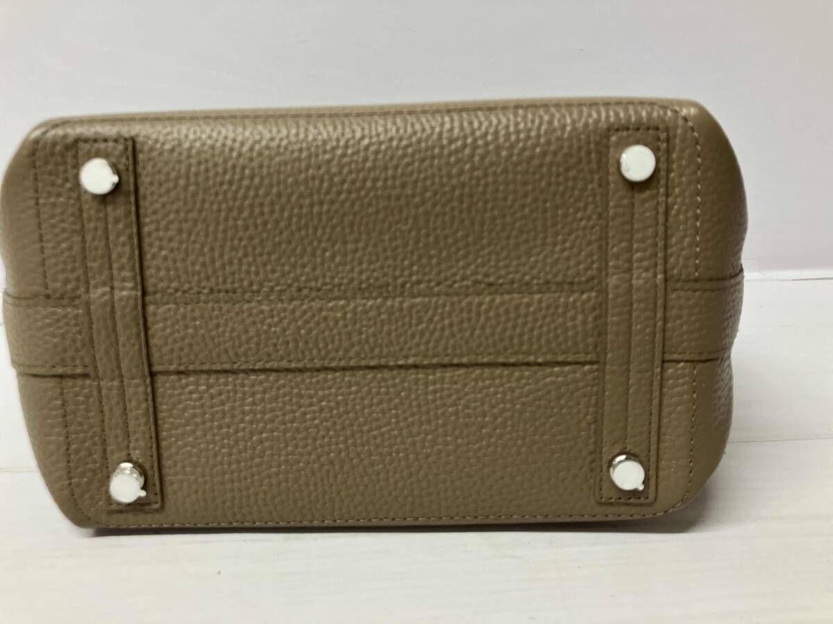 A.D.M.J エーディーエムジェイ ハンドバッグ レザー カラメル 通年