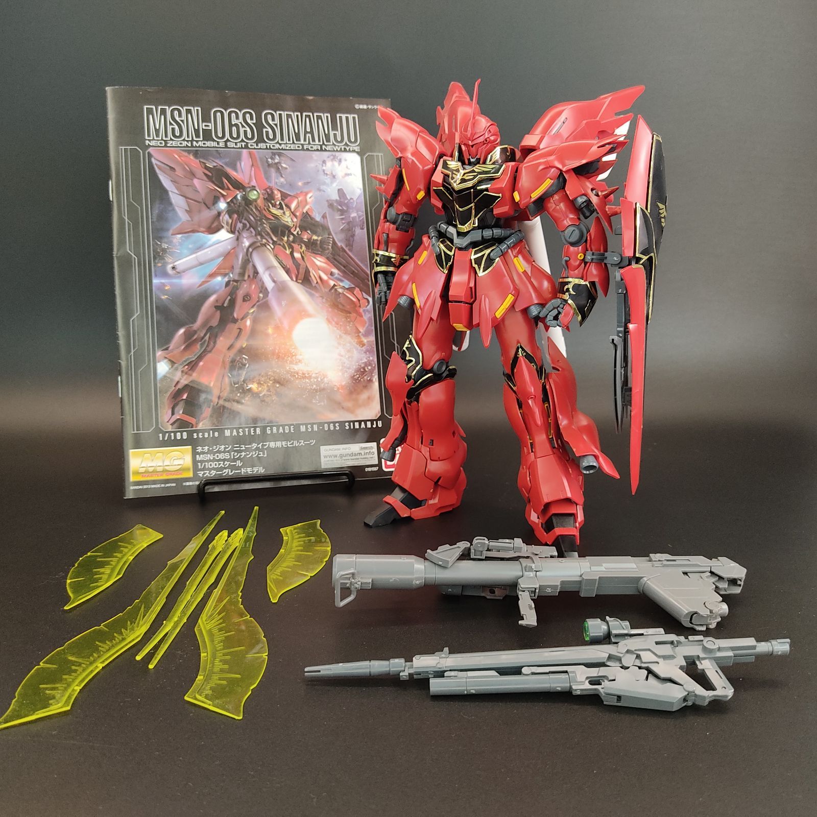 ガンプラ【未検品/ジャンク】MG 1/100 シナンジュ 欠品・キズ多数難