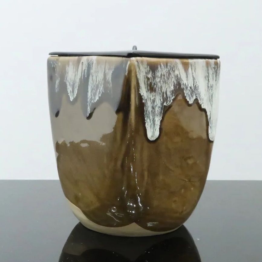 茶道具】高取焼 菱形水指 - メルカリ