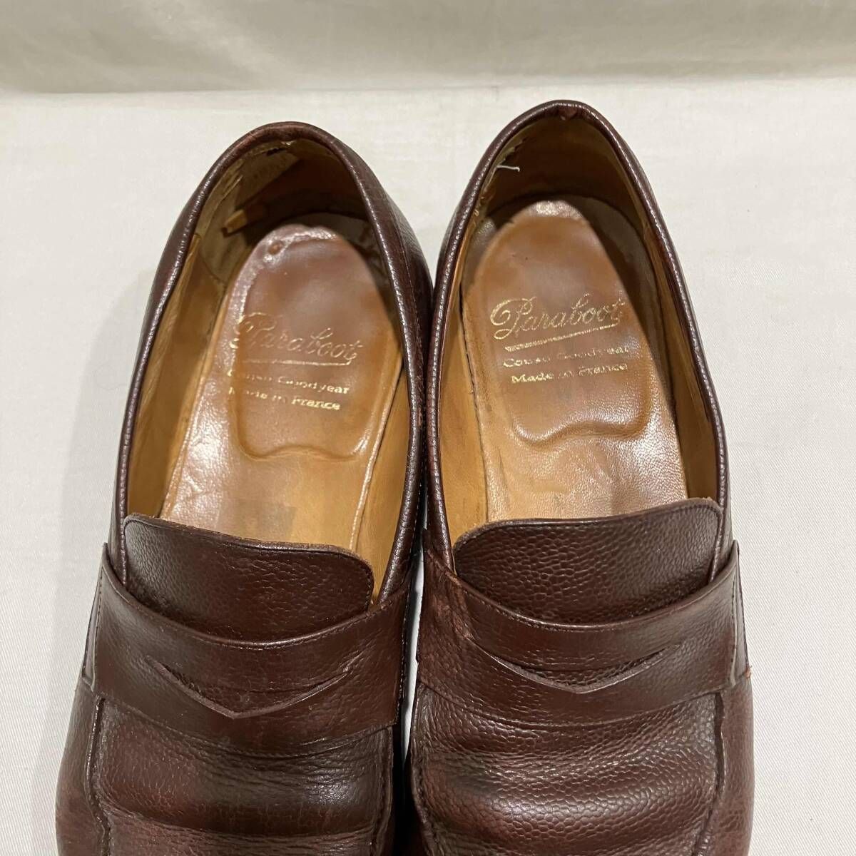 PARABOOT ローファー コインローファー size 26.0 ブラウン パラブーツ