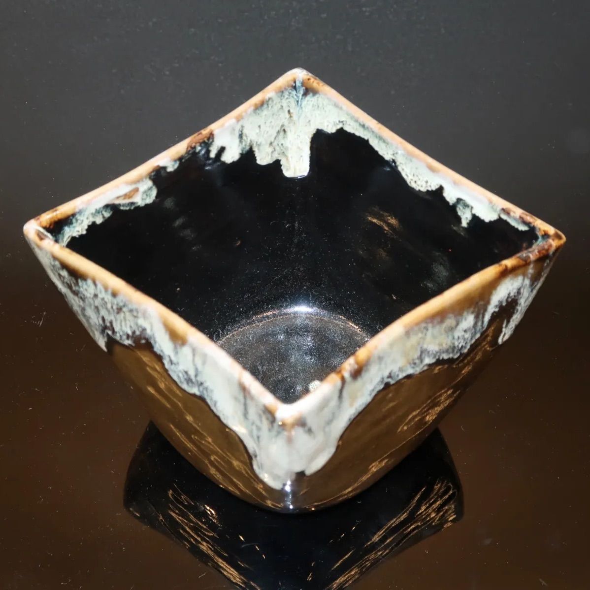 茶道具】高取焼 菱形水指 - メルカリ