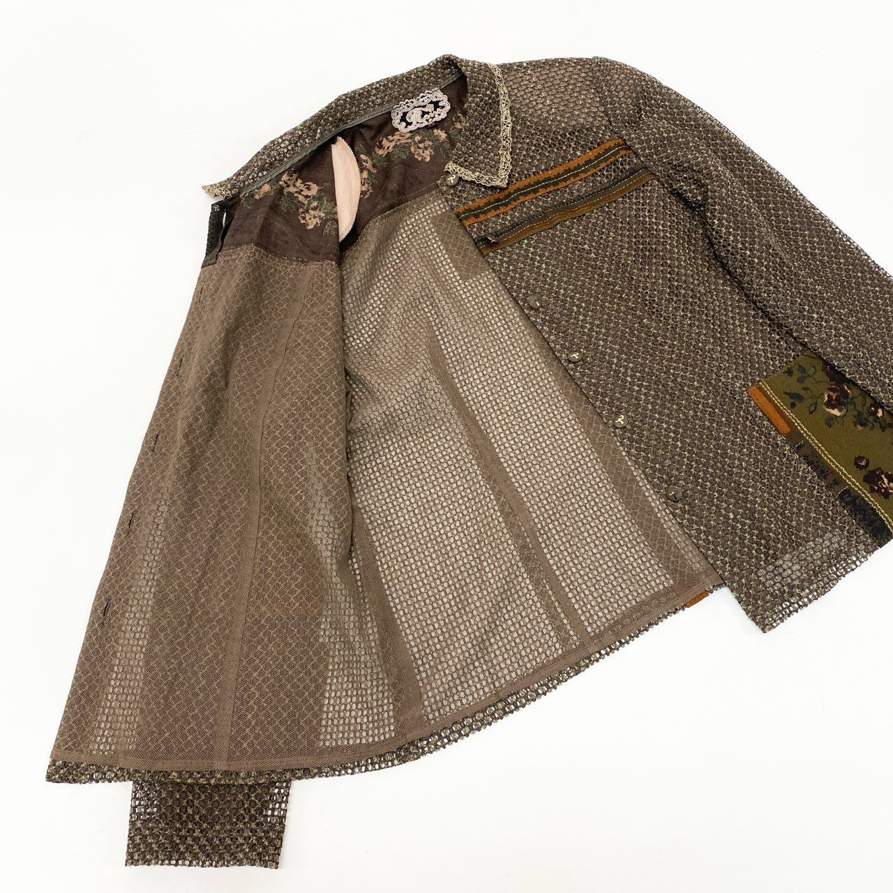 11k28《美品》 import rossa インポートロッサ セットアップ 花柄