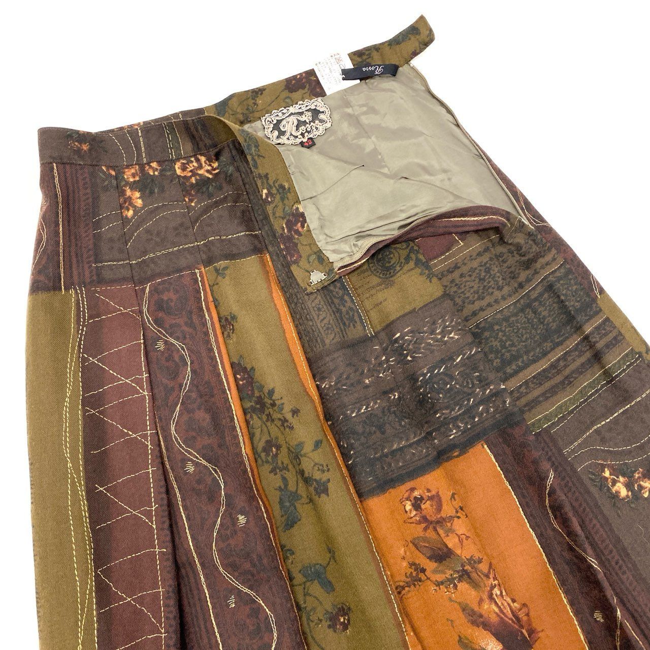 11k28《美品》 import rossa インポートロッサ セットアップ 花柄