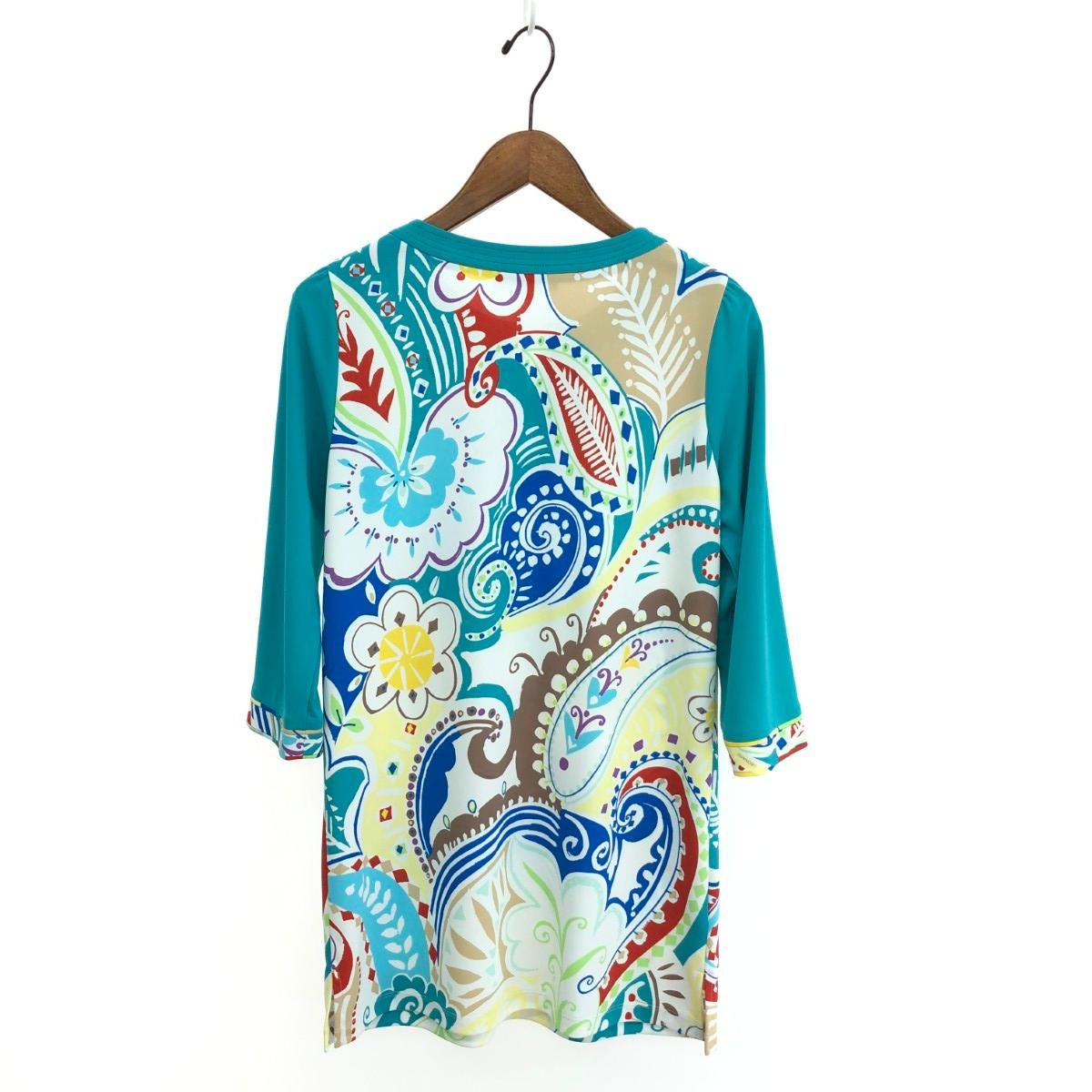 LEONARD SPORT レオナールスポーツ 長袖チュニック サイズ:40 総柄