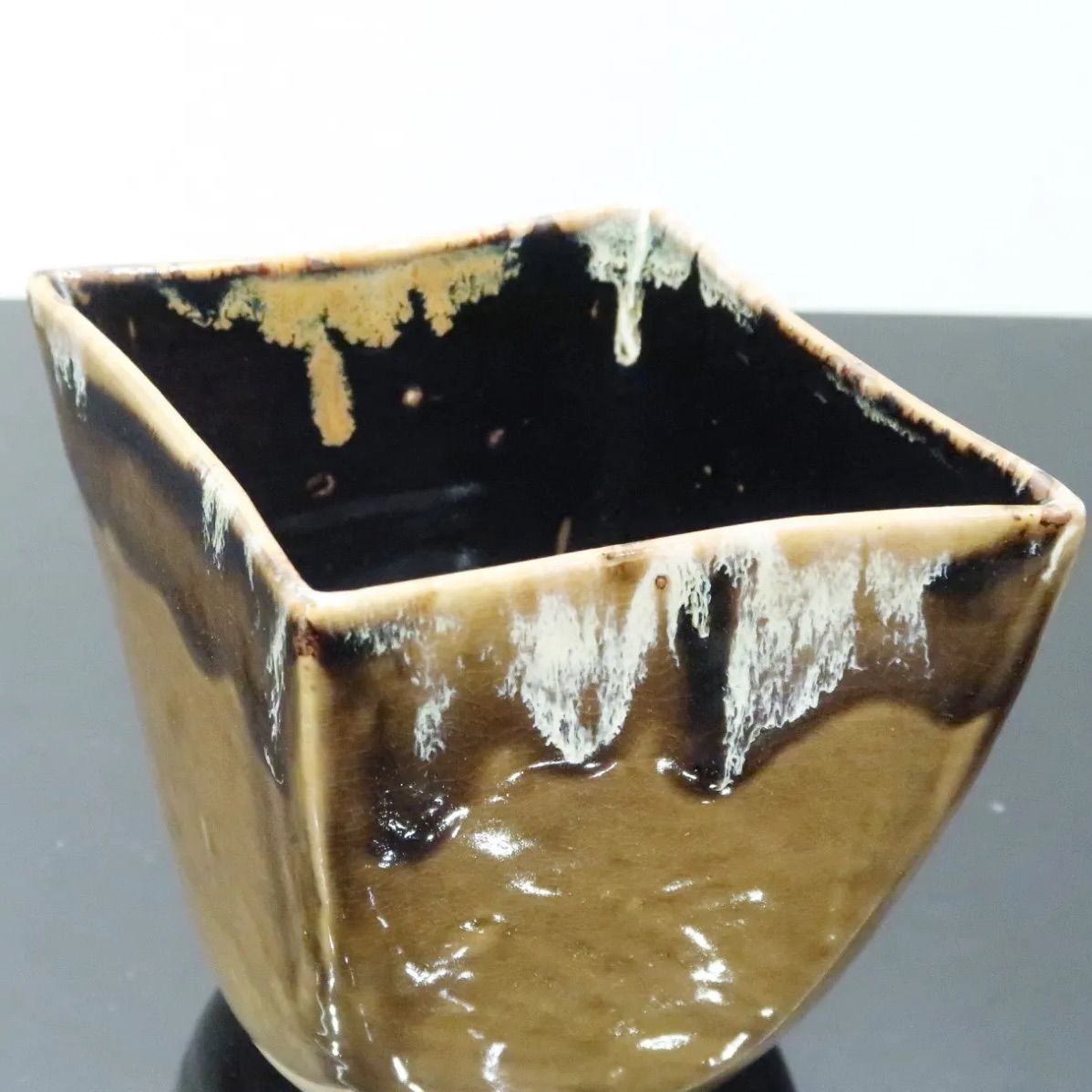 茶道具】高取焼 菱形水指 - メルカリ