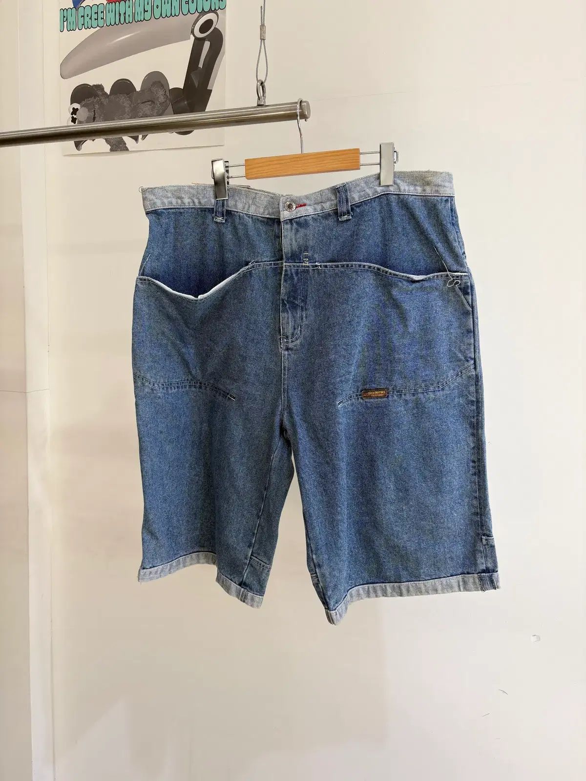 AKADEMIKS Made in Hong Kong デニムショートパンツ