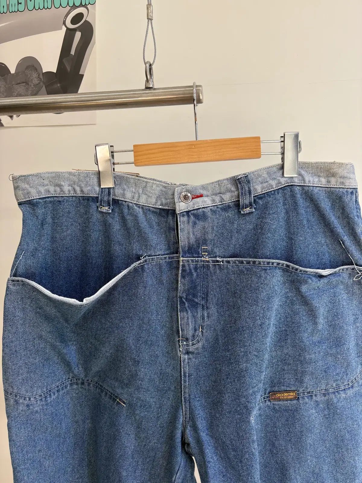 AKADEMIKS Made in Hong Kong デニムショートパンツ