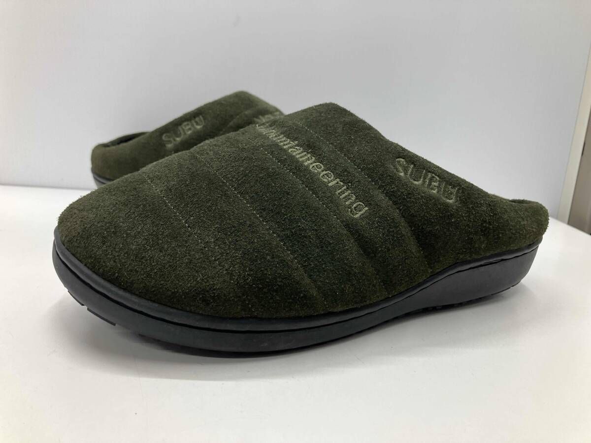WHITE MOUNTAINEERING SUBU ホワイトマウンテニアリング スブ ウィンターサンダル スリッポン カーキ スウェード W M B C