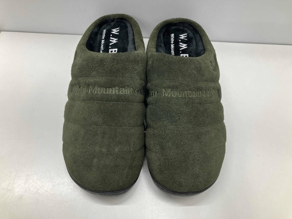 WHITE MOUNTAINEERING SUBU ホワイトマウンテニアリング スブ ウィンターサンダル スリッポン カーキ スウェード W M B C