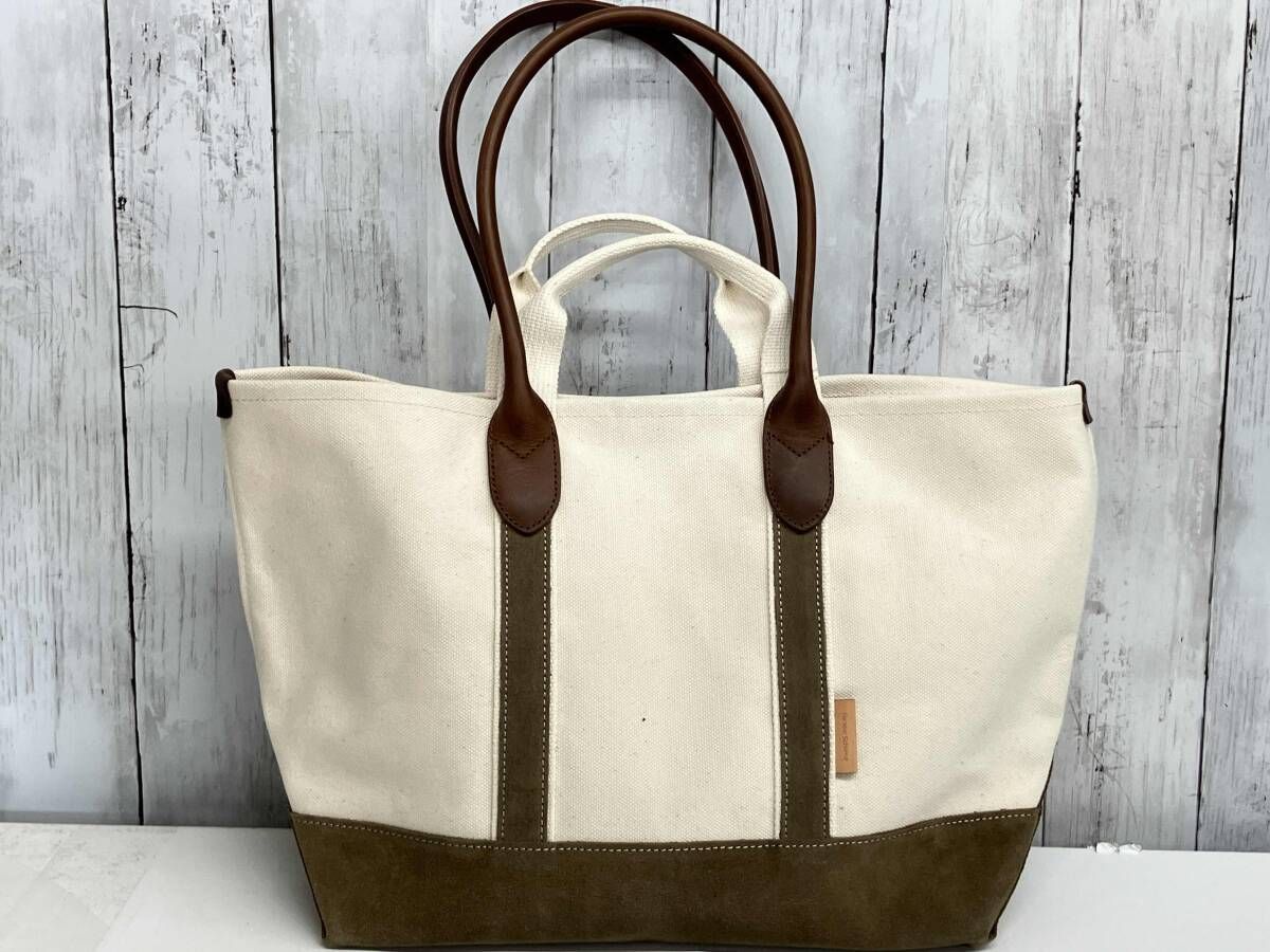 美品】Hender Scheme campus suede handle tote エンダースキーマ 