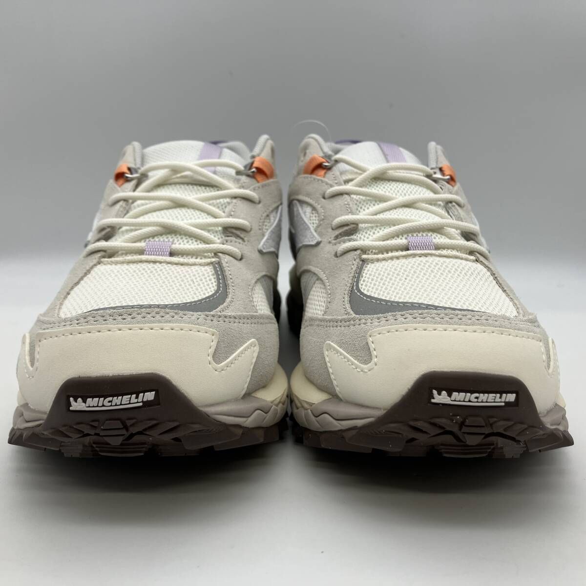 Mizuno WAVE MUJIN TL LIGHT BEIGE WHITE PURPLE ミズノ ウェイブ
