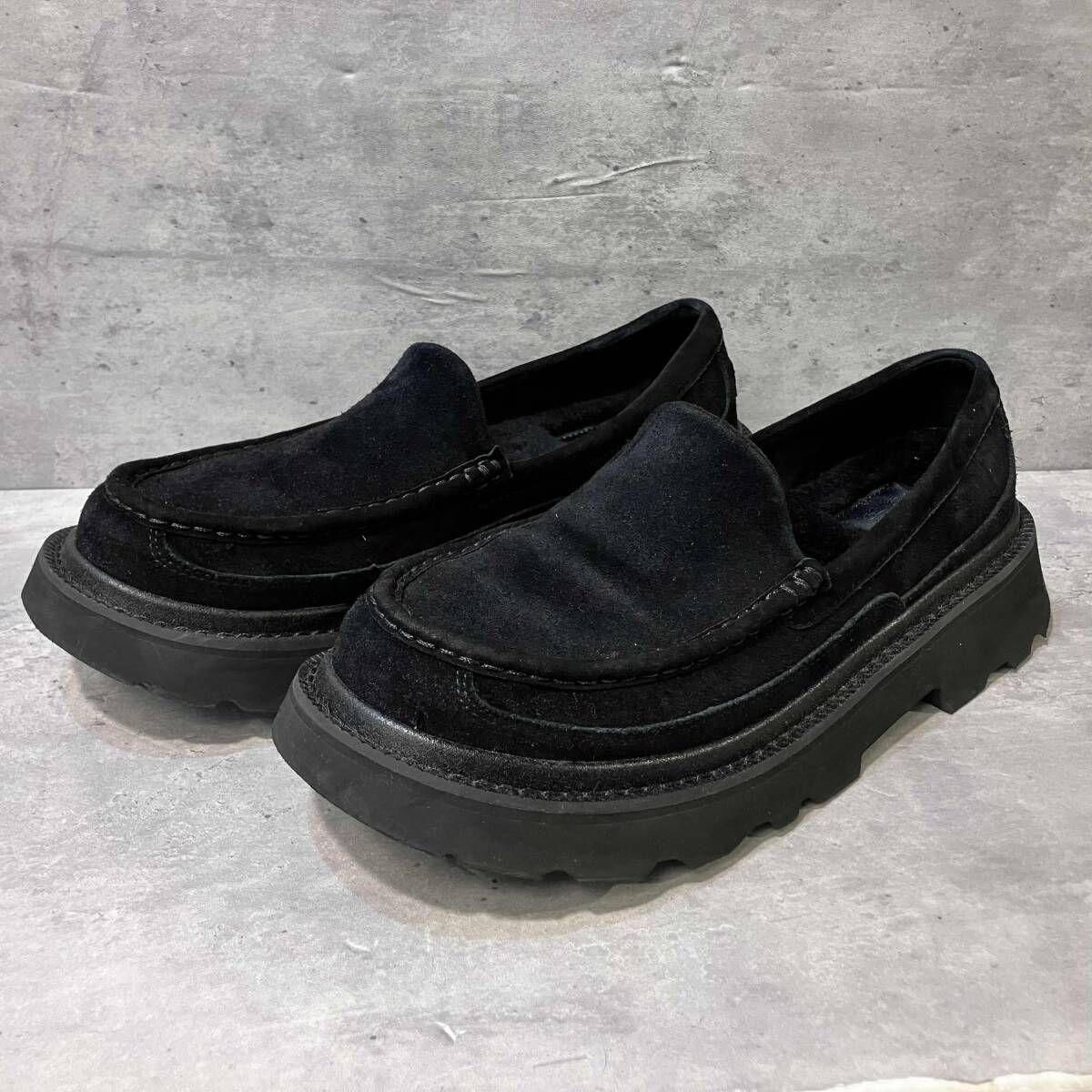 UGG ASCOT LUG Loafer 1172691 ローファー サイズ29 ブラック アグ