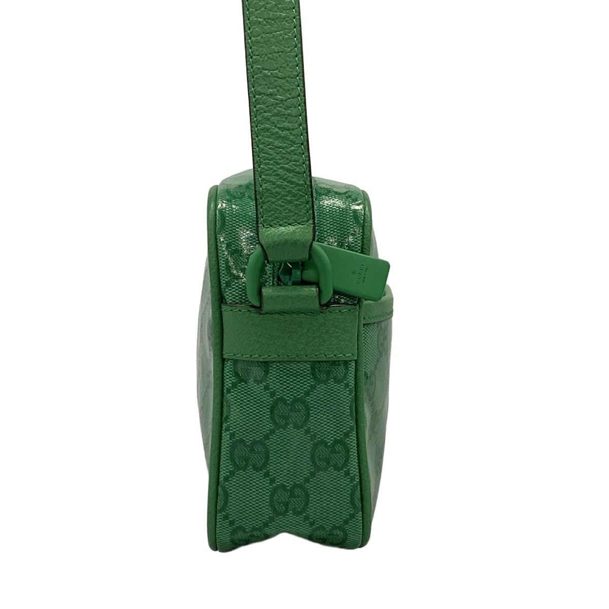 GUCCI ショルダーバッグ GUCCI(グッチ) ショルダーバッグ美品 クリスタルGG 760342 グリーン