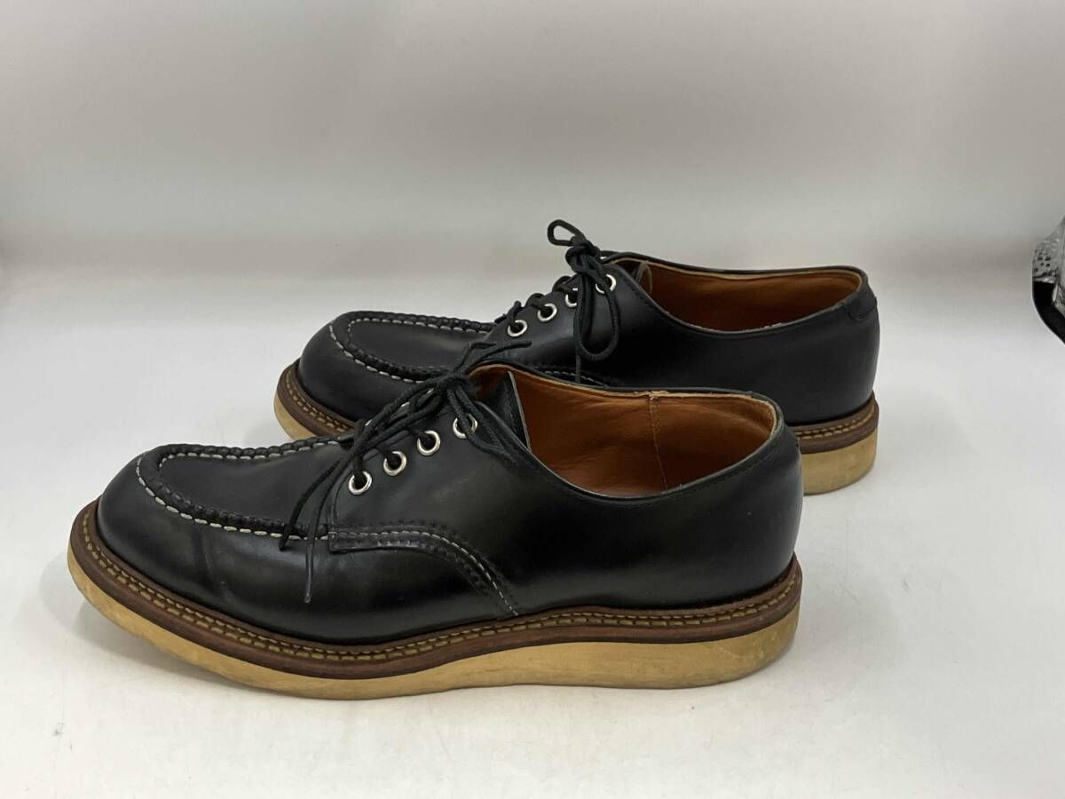 RED WING レッドウイング デッキシューズ|オックスフォードシューズ8106 25 cm ブラック系