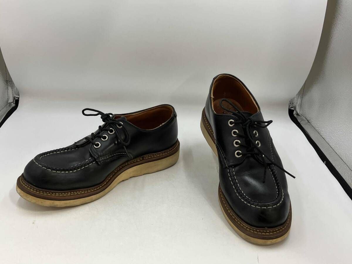 RED WING レッドウイング デッキシューズ|オックスフォードシューズ8106 25 cm ブラック系