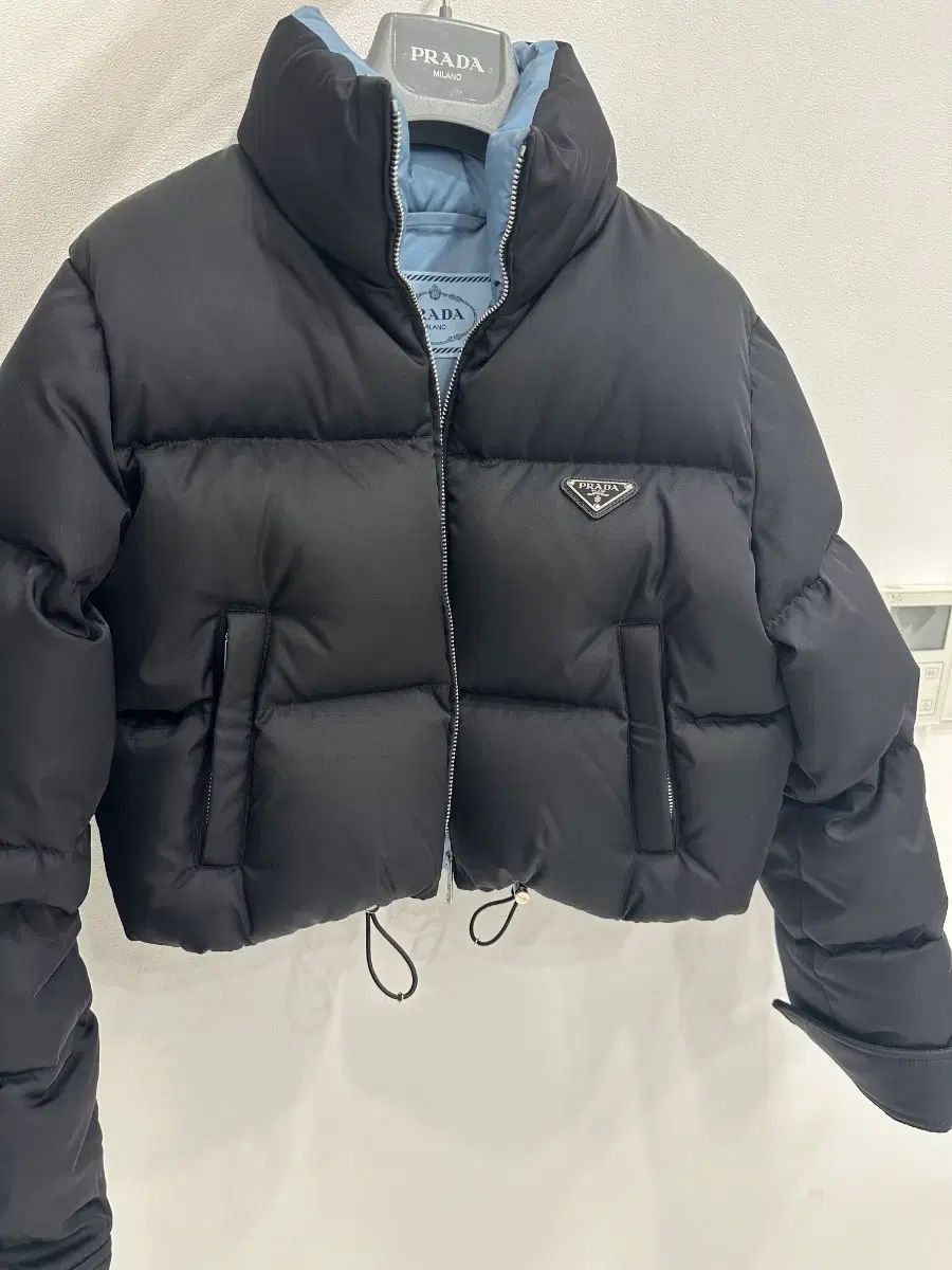 PRADA プラダ クロップド ダウン サイズ38