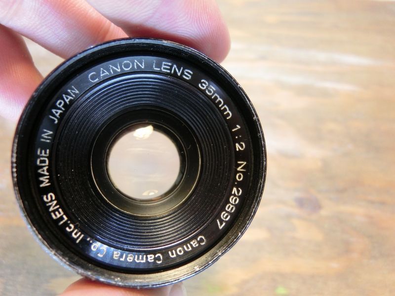 7732 Canon LENS 35mm F2 ライカ L39マウント Lマウント 広角レンズ