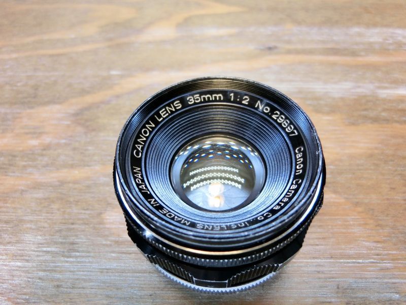 7732 Canon LENS 35mm F2 ライカ L39マウント Lマウント 広角レンズ