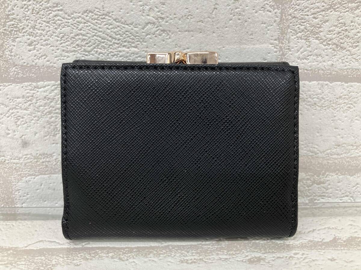 VIVIENNE WESTWOOD ヴィヴィアンウエストウッド 三つ折り財布 小銭入れ 札入れ ウォレット オーブ ブラック レディース