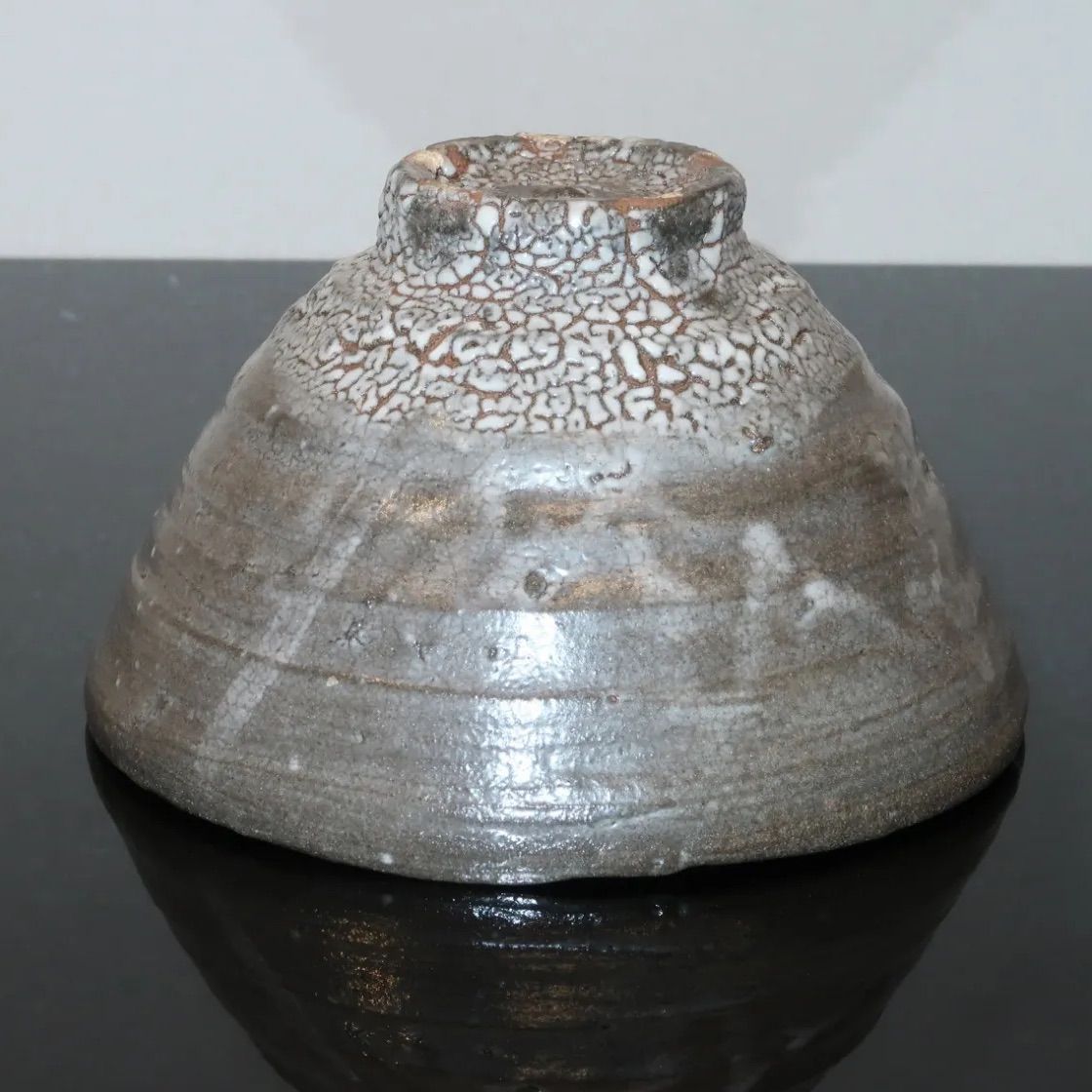 古唐津井戸形茶碗 古井戸茶碗 #内村慎太郎#個展 #李朝 #唐津 #高麗茶碗 #唐津焼 #茶道