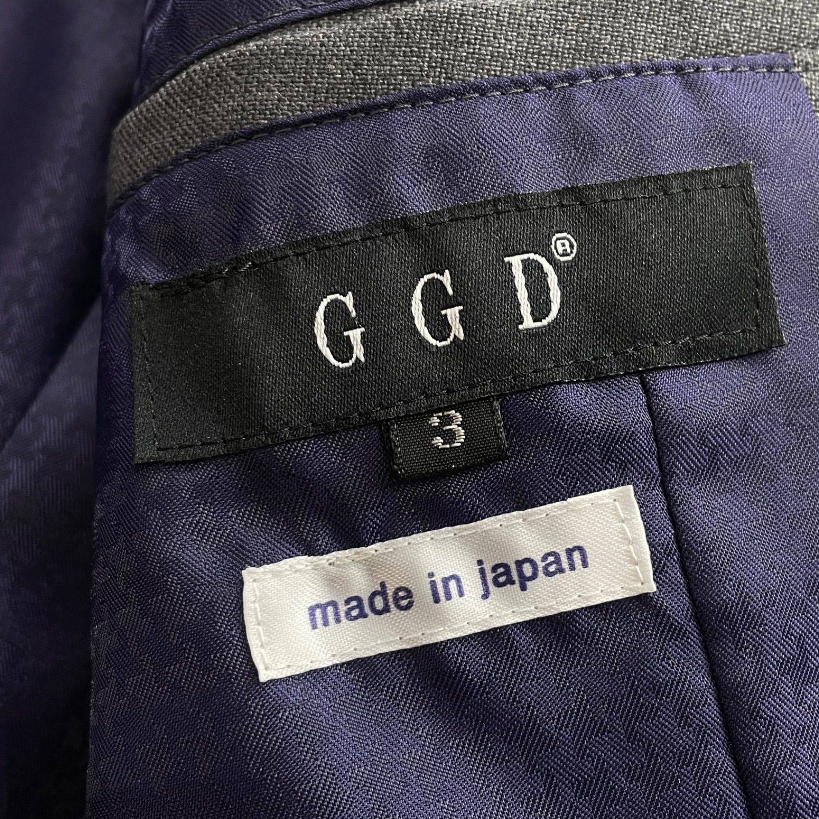 美USED 日本製 GGD Tailored Jacket Wool ジージーディー テーラード 