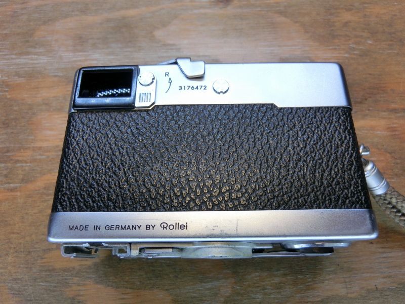 【完動品・美品】Rollei 35 ローライ35 シルバー　ドイツ製　露出計OK 7733 良品 Rollei 35 露出計OK ドイツ製 シルバー ローライ フィルム