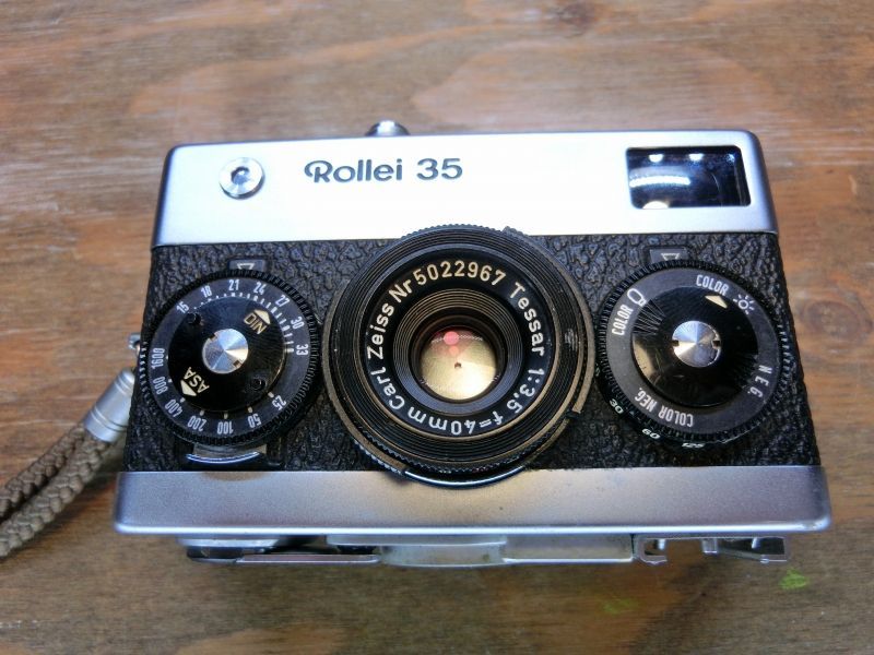 【完動品・美品】Rollei 35 ローライ35 シルバー　ドイツ製　露出計OK 7733 良品 Rollei 35 露出計OK ドイツ製 シルバー ローライ フィルム