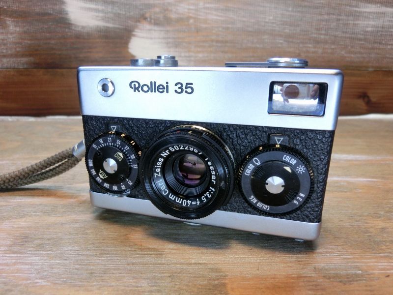 7733 良品 Rollei 35 露出計OK ドイツ製 シルバー ローライ フィルム